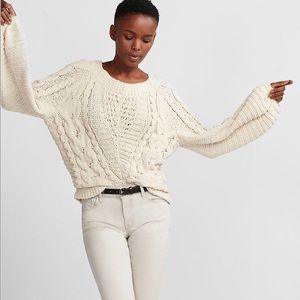 Express cable knit sweater size S
